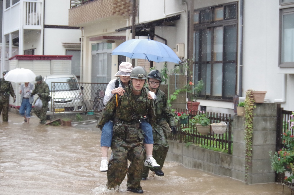 平成３０年７月豪雨に伴う災害派遣