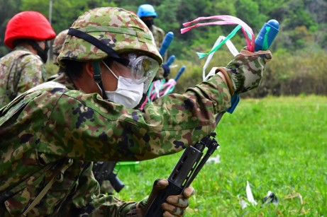 小銃てき弾射撃(第13特科隊教育隊)
