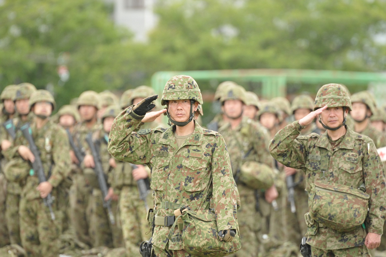 訓練開始式(第8普通科連隊)
