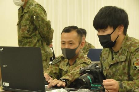 撮影した写真の処理要領を指導