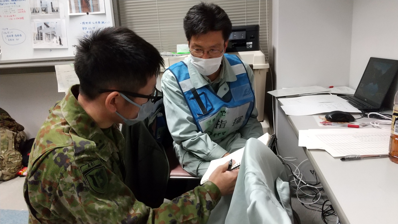自治体との調整