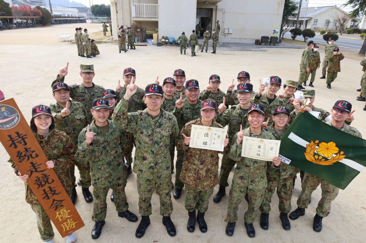 優勝した衛生隊