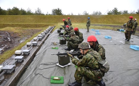 射撃練成(日本原駐屯地)
