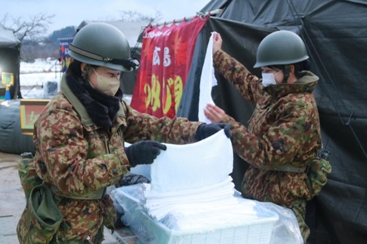入浴準備