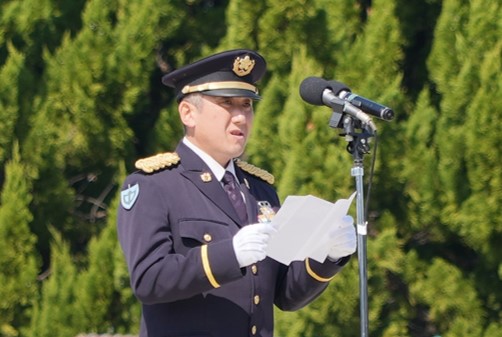 下番最先任上級曹長　田中准尉