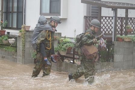被災者の救出(坂町)