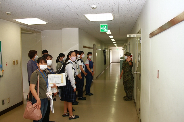 生活隊舎見学(女性)