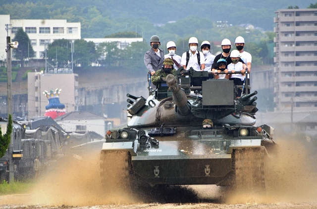 職場体験(第13戦車中隊)