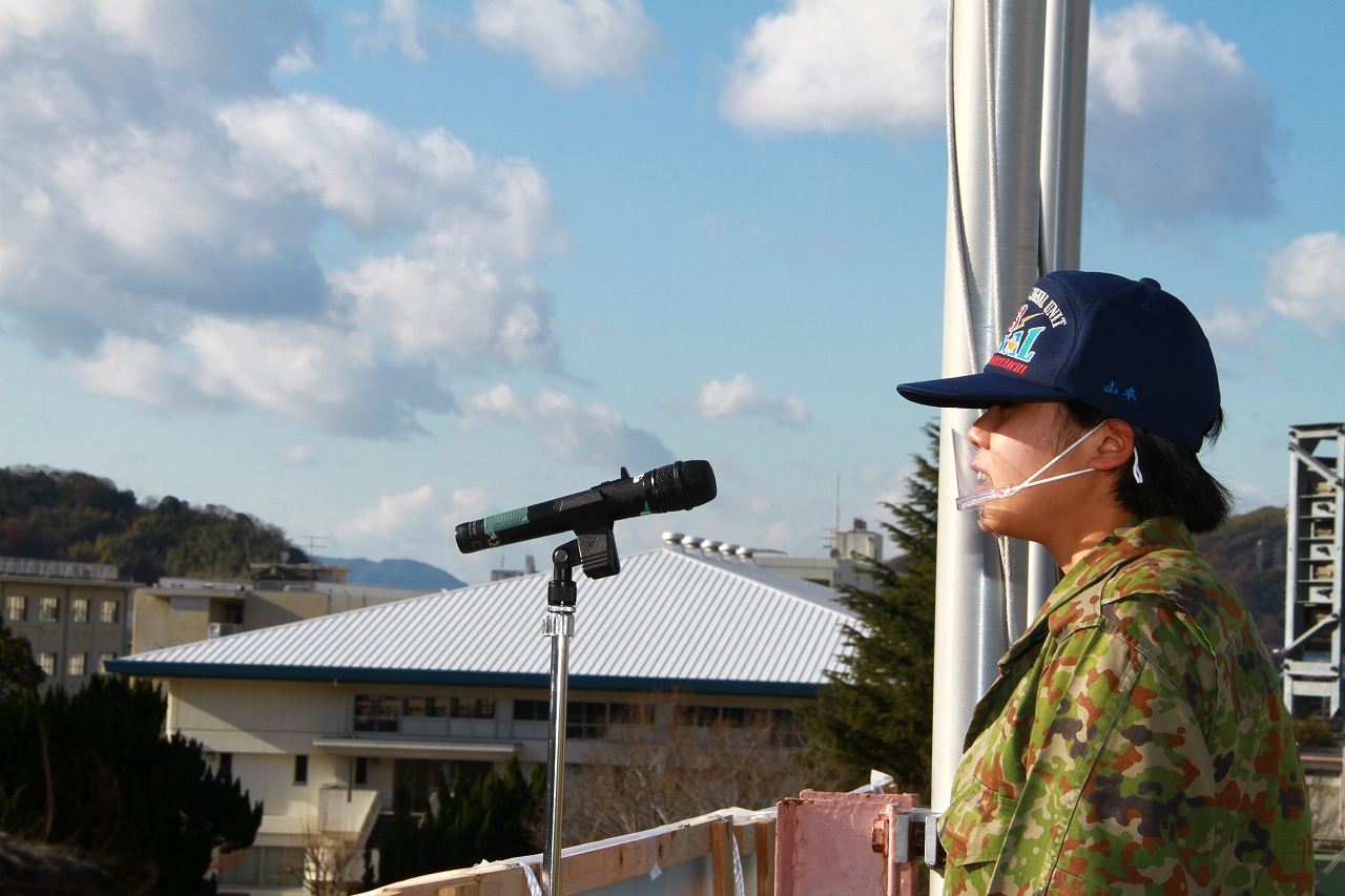 女性自衛官も参加しました