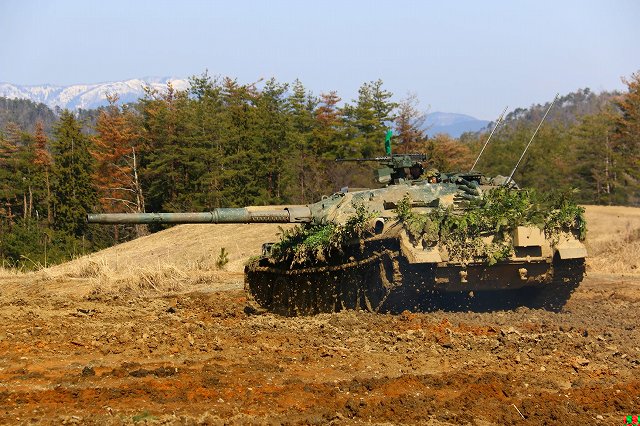 射撃実施位置への進入