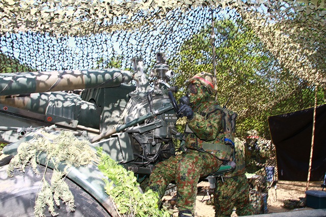 汚染地域下での射撃(第13特科隊)