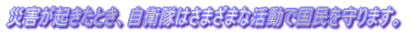 �ЊQ���N�����Ƃ��A���q���͂��܂��܂Ȋ����ō��������܂��B 