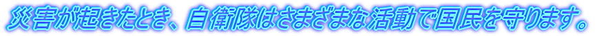 �ЊQ���N�����Ƃ��A���q���͂��܂��܂Ȋ����ō��������܂��B