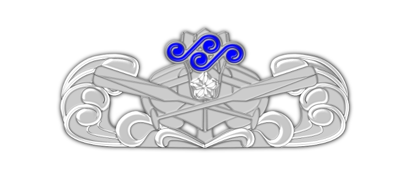 洋上潜入徽章 - 水陸機動団