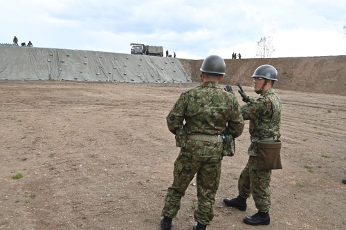 現地での美幌訓練場運用構想に基づく整備状況を確認