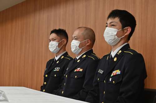 今回研修を受ける第6即応機動連隊の救急救命士