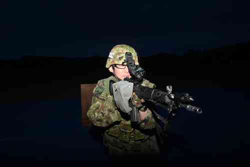 各個戦闘射撃夜間