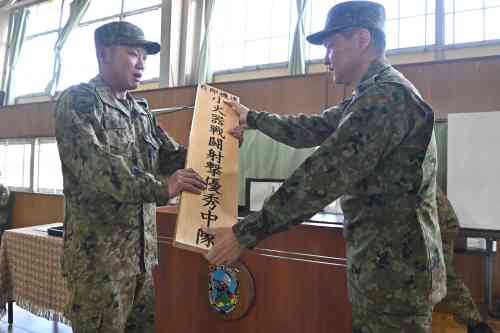 各個戦闘射撃は第3中隊が優勝