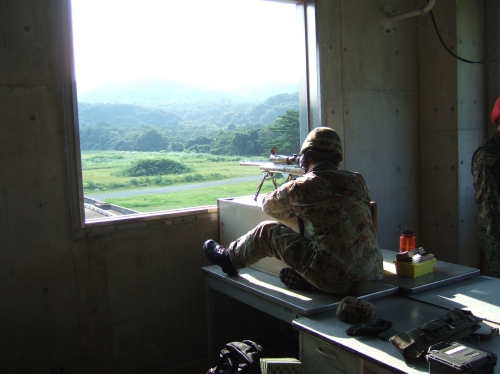 市街地射撃ロッカー使用