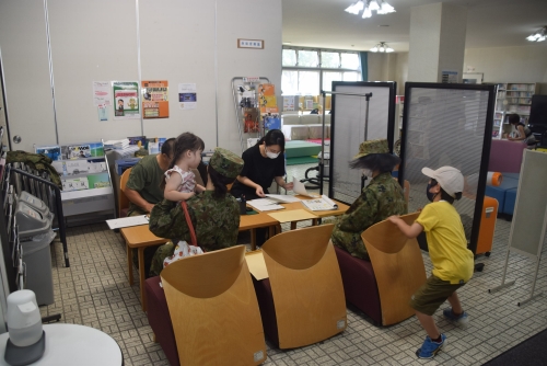 緊急登庁家族の受付