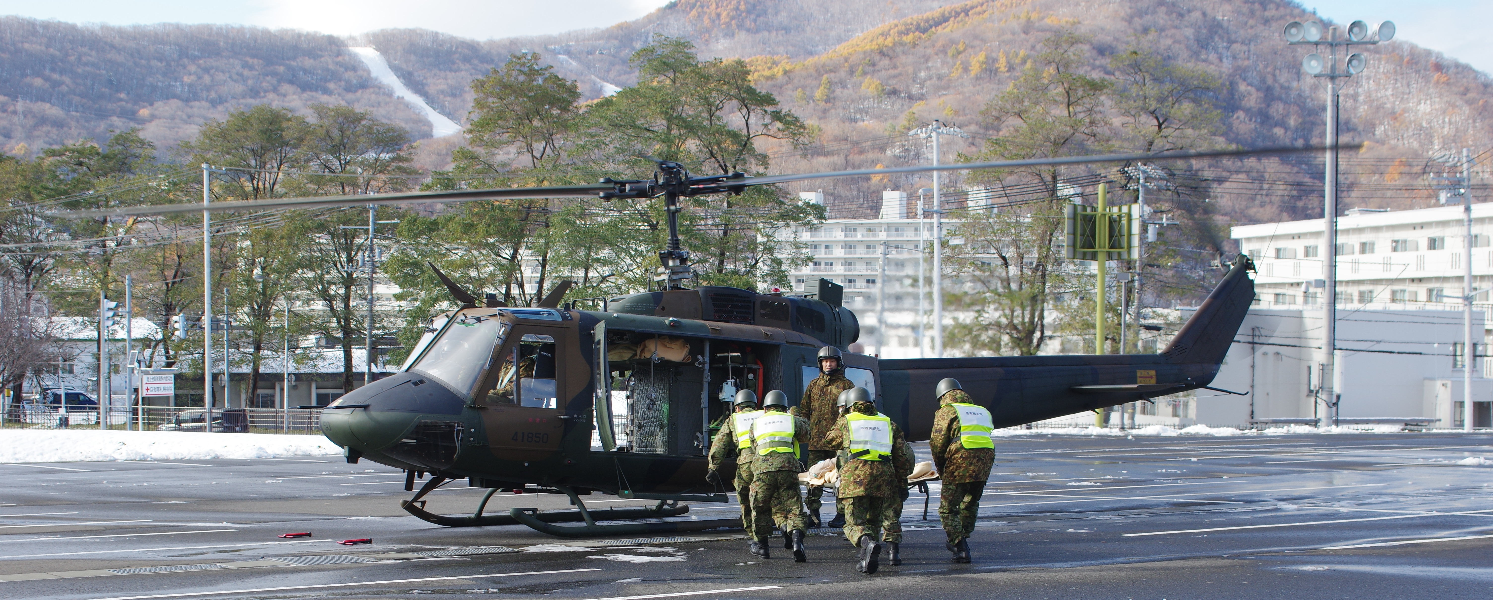 自衛隊札幌病院災害対処訓練
