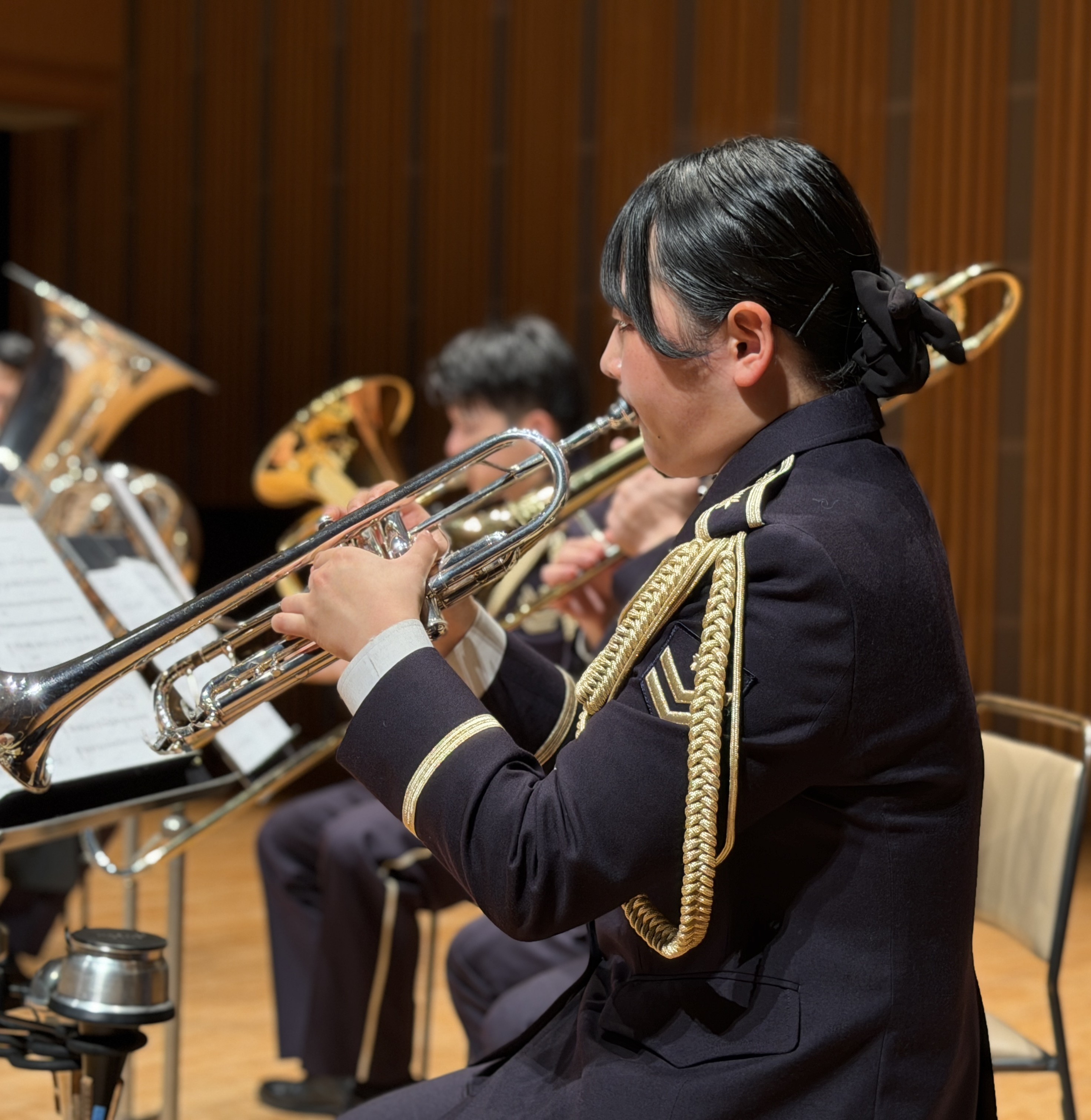 北部方面音楽隊の演奏風景