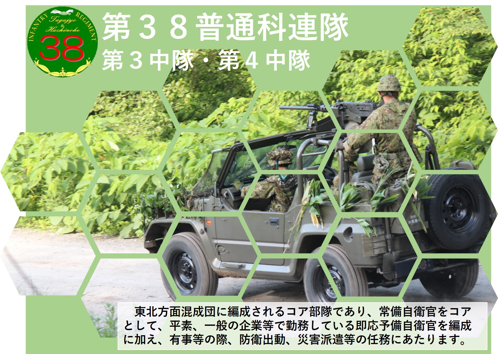 第３８普通科連隊第３・第４中隊