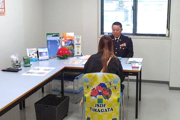 来場者への対応