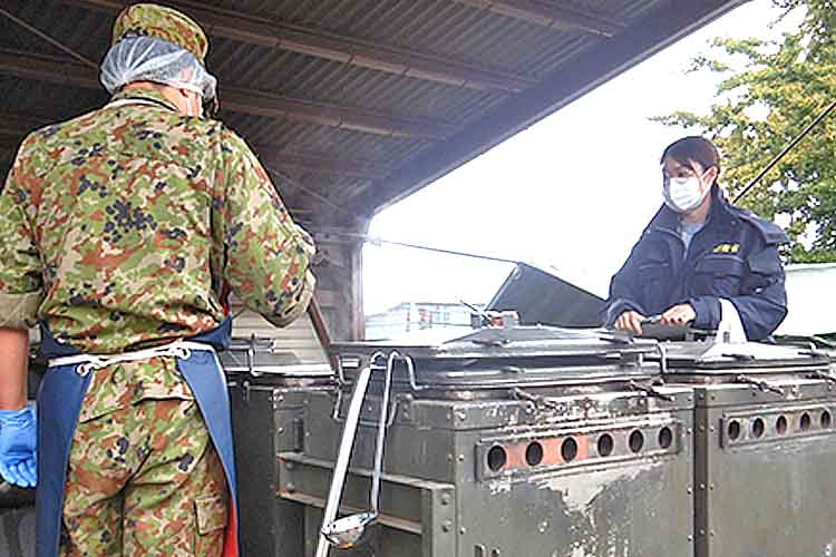 野外給食指導