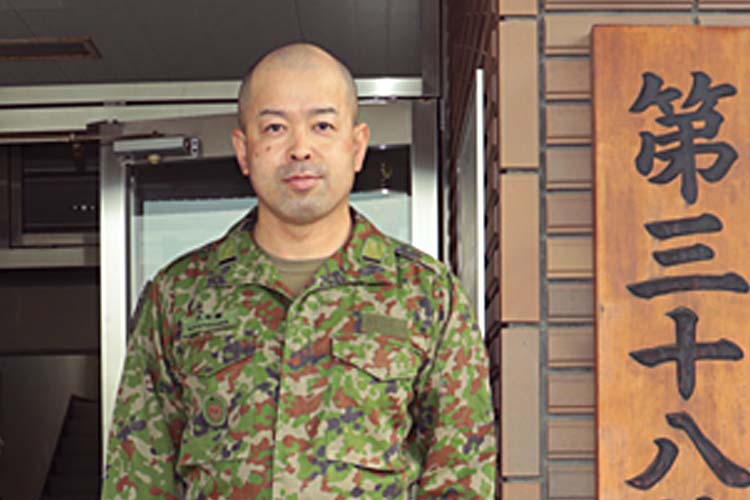 第３８普通科連隊最先任上級曹長 准陸尉 八木澤 勝幸