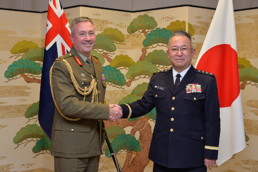 ウィンター豪陸軍第1師団長との懇談