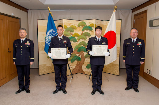 UNMISS司令部要員（兵站幕僚及び航空運用幕僚）の帰国報告