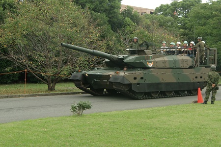 写真：戦車試乗