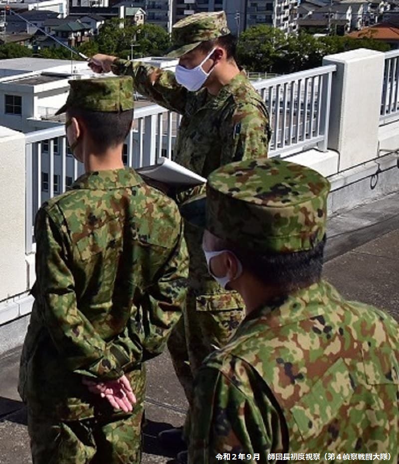 地点指示（福岡駐屯地）