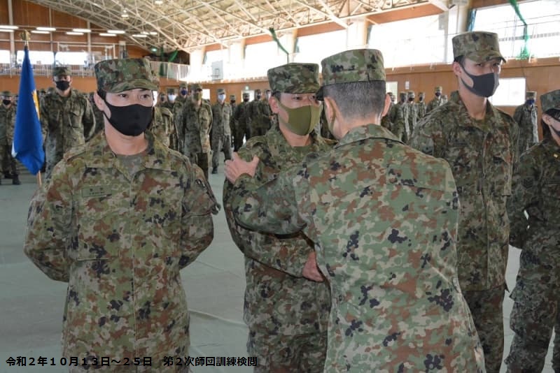 優秀隊員表彰（第４通信大隊）