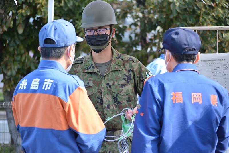 退域時避難検査技術支援