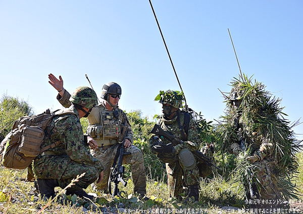 米陸軍との実動訓練