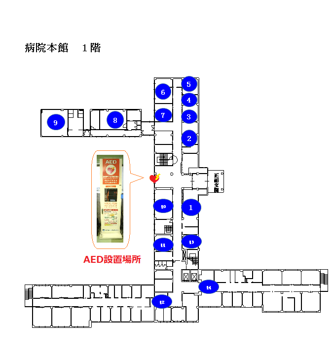 フロアマップ1F