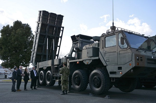 陸上自衛隊健軍駐屯地の視察