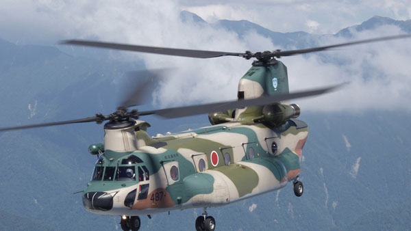 輸送ヘリコプター「CH-47J」