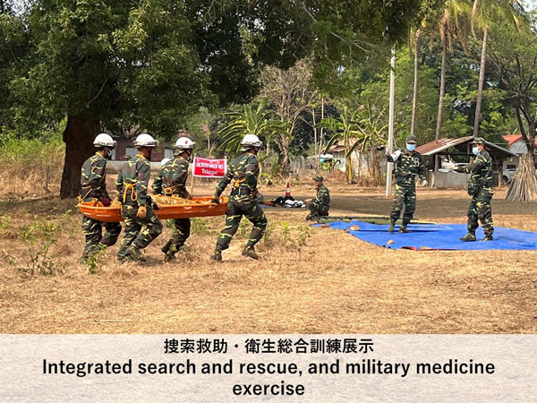 画像（捜索救助・衛生総合訓練展示）