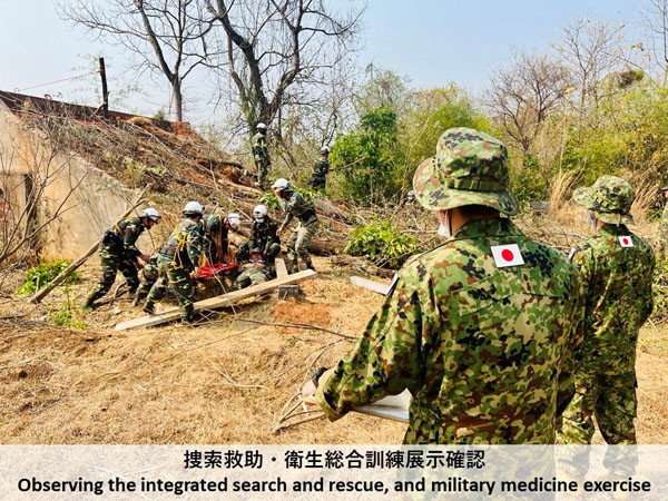 画像（捜索救助・衛生総合訓練展示確認）