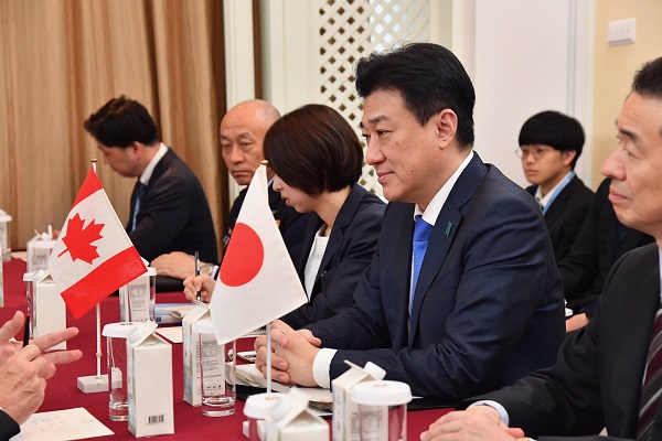 日加防衛相会談の様子