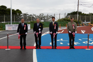 道路開通式の様子（令和２年１２月２１日）