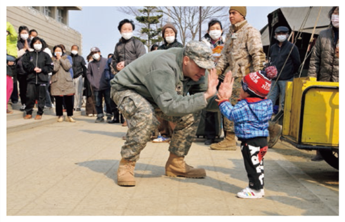 アメリカ陸軍によるトモダチ作戦において