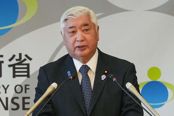 中谷防衛大臣閣議後会見画像