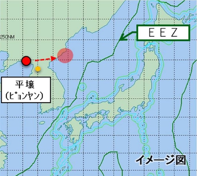 北朝鮮のミサイル等関連情報（続報）　イメージ図