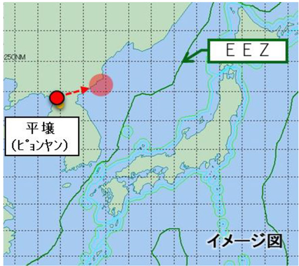 北朝鮮のミサイル等関連情報（続報）　イメージ図