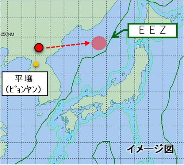 北朝鮮のミサイル等関連情報（続報）　イメージ図