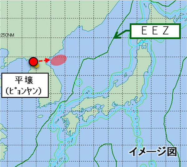 北朝鮮のミサイル等関連情報（続報）　イメージ図